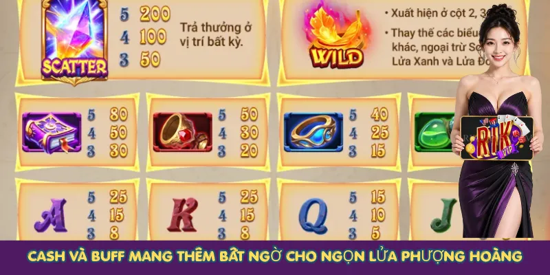 Cash và Buff mang thêm bất ngờ cho Ngọn Lửa Phượng Hoàng