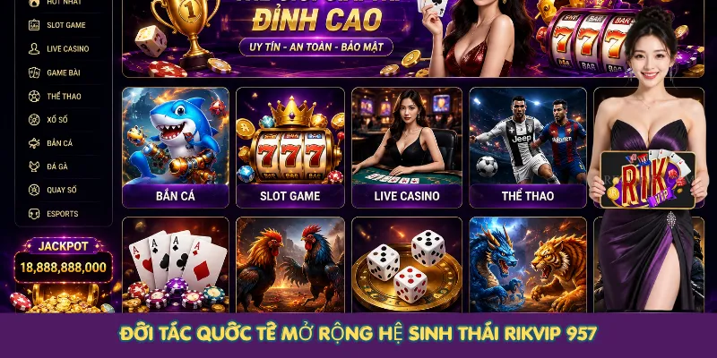 Đối tác quốc tế mở rộng hệ sinh thái Rikvip 957