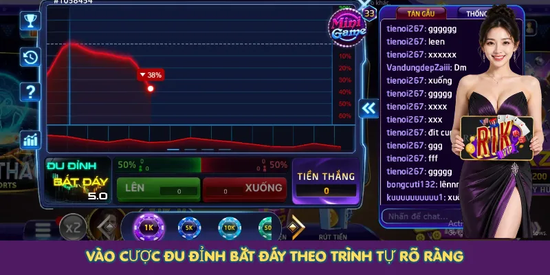 Vào cược Đu Đỉnh Bắt Đáy theo trình tự rõ ràng